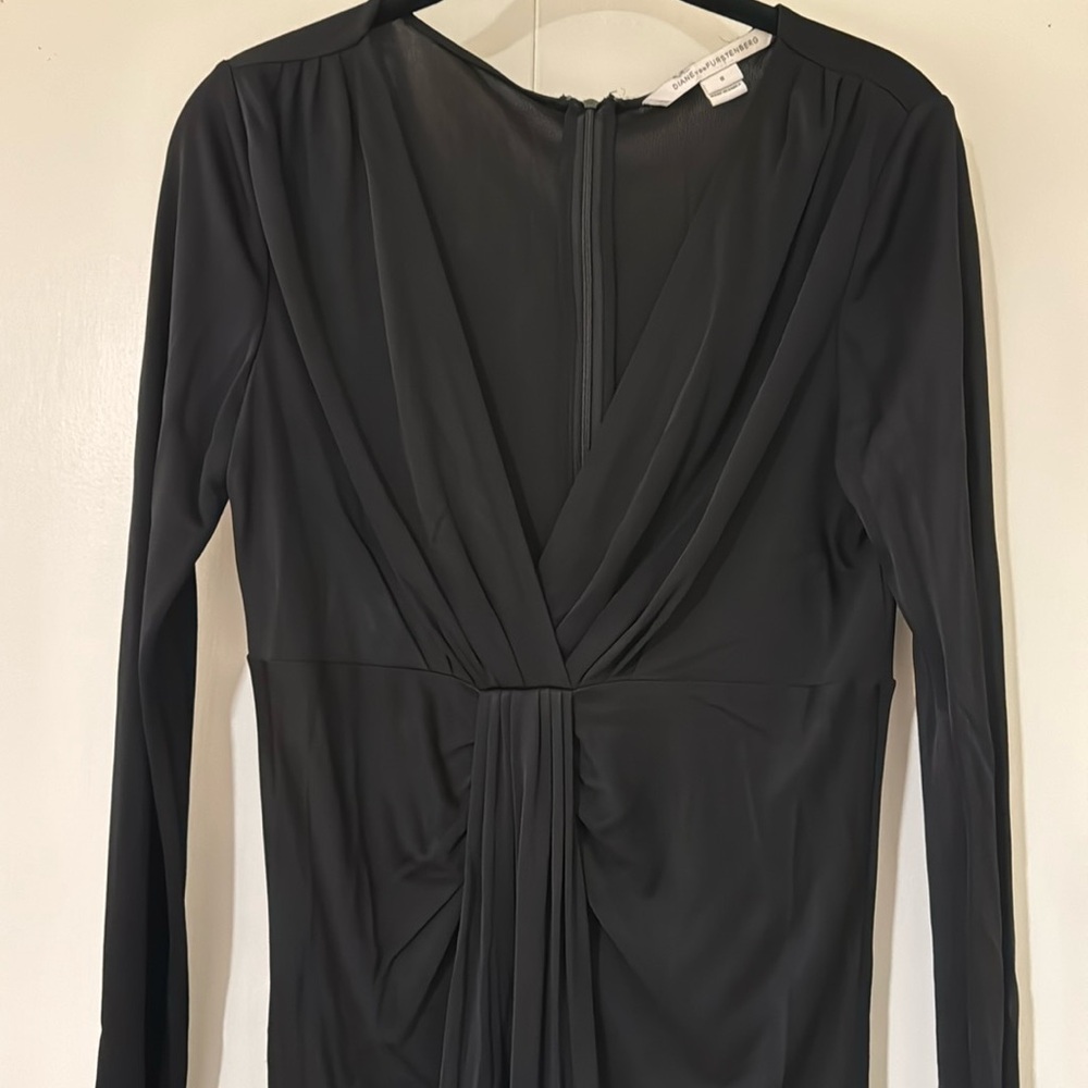 Diane von Furstenberg faux wrap dress, size 8